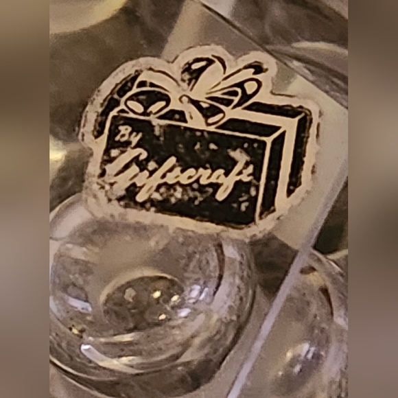 Vintage Crystal Multifaceted Perfume Bottle - Picture 6 of 6